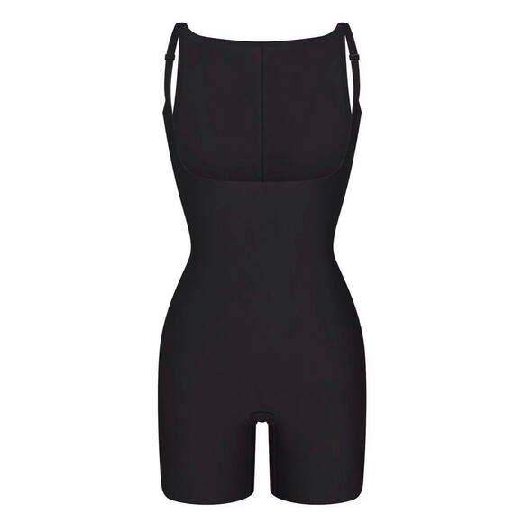 SKIMS Tops - Skims Body CS Open Back Mid Thigh Bodysuit Onyx